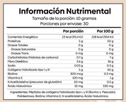 Glow Eterno - Colágeno con Ácido Hialurónico, Vitamina E y Biotina - Colágeno Hidrolizado Tipo I y III - 1 Bolsa