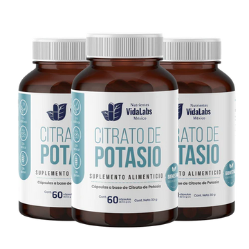 Citrato De Potasio, Balance Electrolitico, Apoyo Muscular Y A Tu Sistema Nervioso
