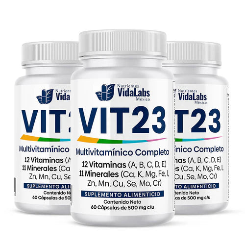 VIT 23 - Potenciado con 12 Vitaminas Clave y 11 Minerales Fundamentales