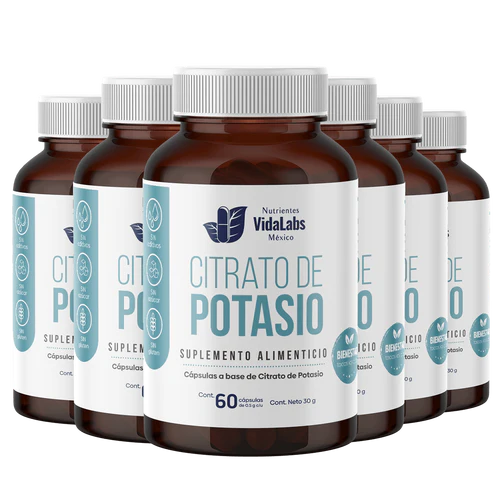 Citrato De Potasio, Balance Electrolitico, Apoyo Muscular Y A Tu Sistema Nervioso