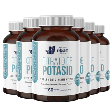Citrato De Potasio, Balance Electrolitico, Apoyo Muscular Y A Tu Sistema Nervioso