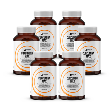 Curcumina Max - Curcumina Activa Estandarizada al 95% con Aceite Comino Negro y Jengibre