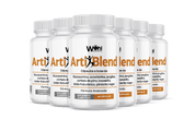 ArtiBlend - Mezcla antiinflamatoria con Glucosamina, Boswellia, Condroitina, Extracto de Jengibre, Ácido Hialuronico y Pímienta Negra. - 1 frasco