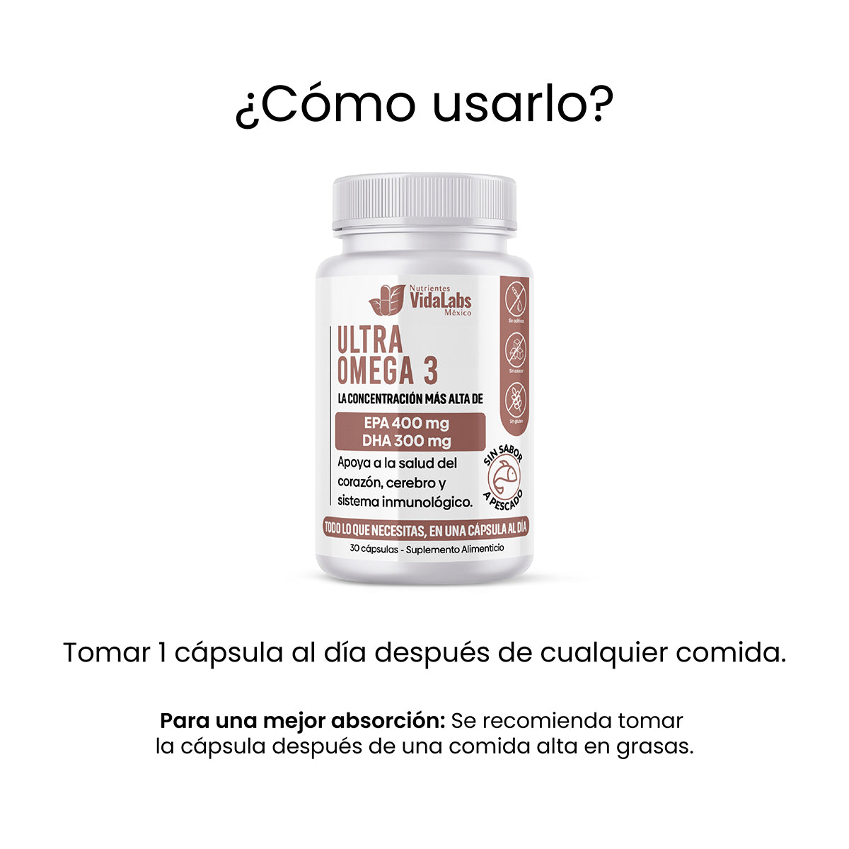 Ultra Omega 3 - Apoyo Para Tu Corazón, Articulaciones Y Cerebro