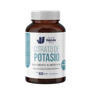 Citrato De Potasio, Balance Electrolitico, Apoyo Muscular Y A Tu Sistema Nervioso