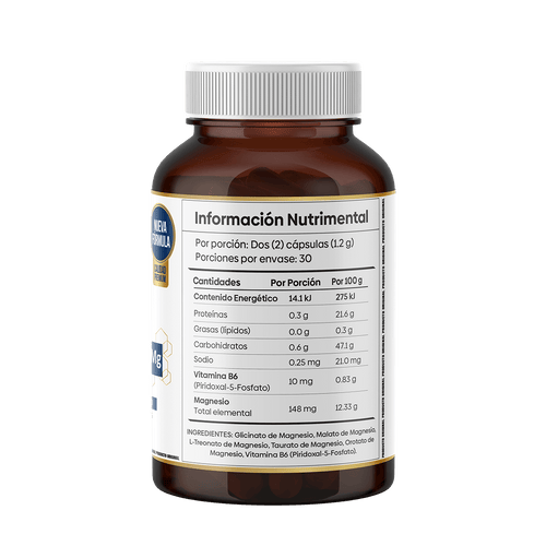 Magnesio Ultra - Magnesio de Amplio Espectro Calidad Premium - 1 Frasco