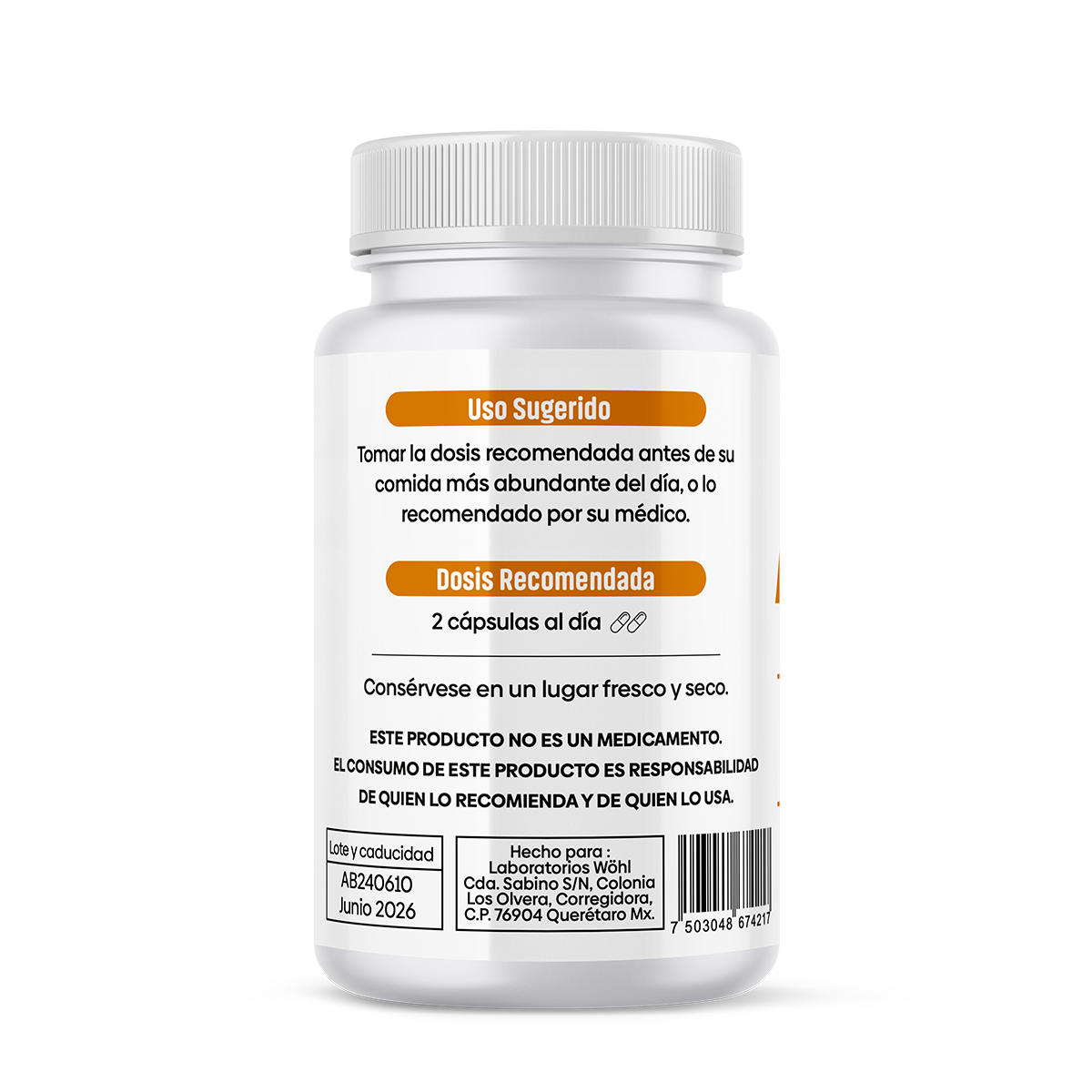 ArtiBlend - Mezcla antiinflamatoria con Glucosamina, Boswellia, Condroitina, Extracto de Jengibre, Ácido Hialuronico y Pímienta Negra. - 1 frasco