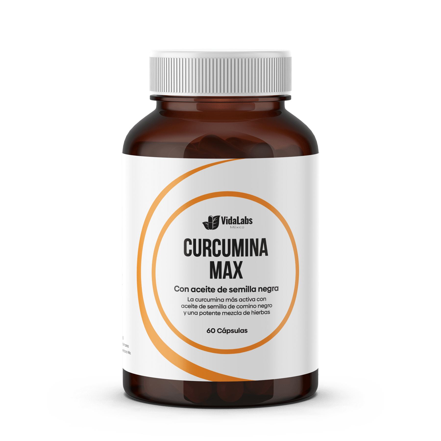 Curcumina Max - Curcumina Activa Estandarizada al 95% con Aceite Comino Negro y Jengibre