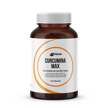 Curcumina Max - Curcumina Activa Estandarizada al 95% con Aceite Comino Negro y Jengibre