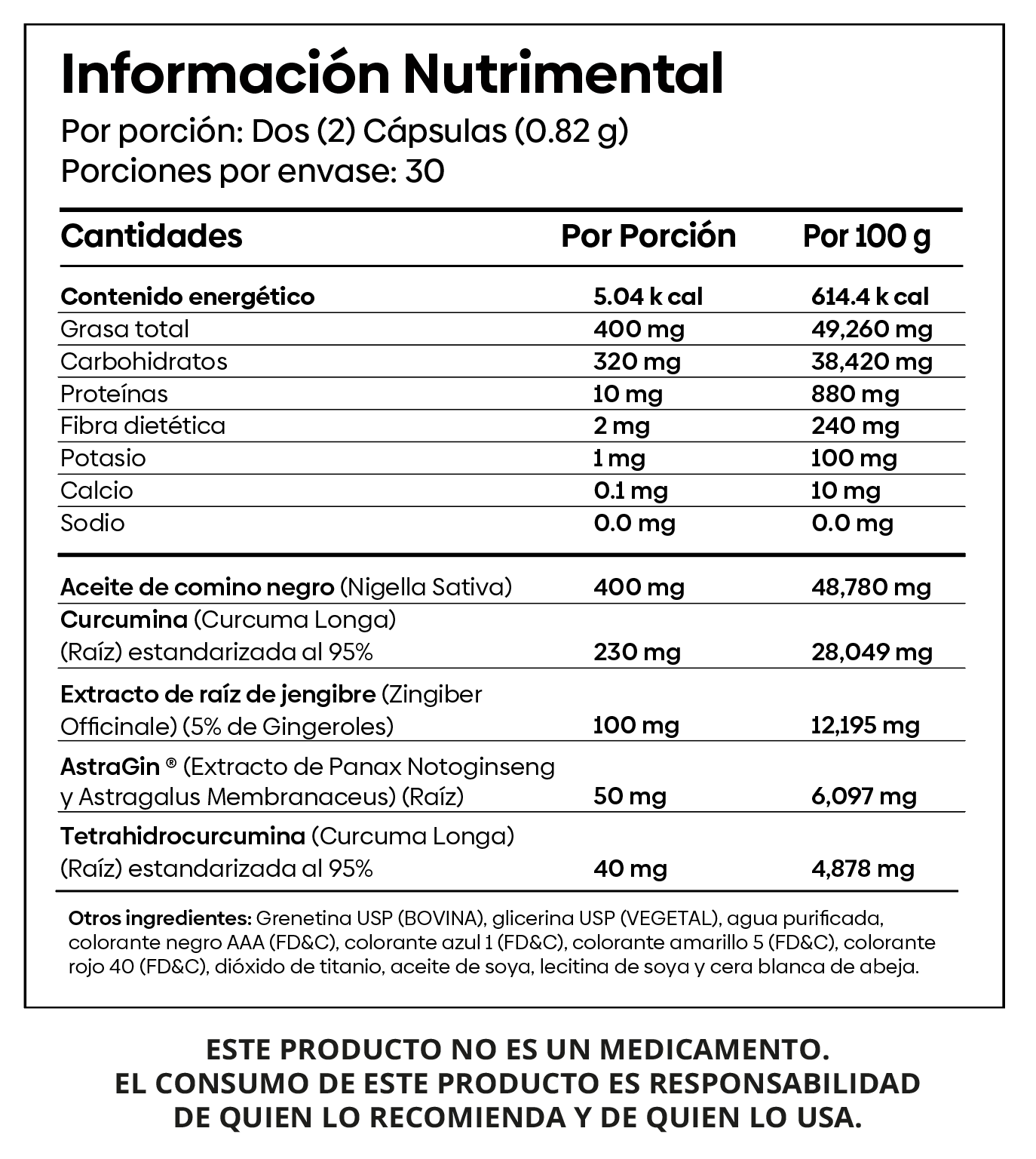 Curcumina Max - Curcumina Activa Estandarizada al 95% con Aceite Comino Negro y Jengibre